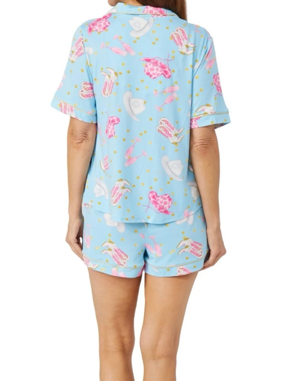 Room Service Pajama Short Set NWT SIZE LARGE - Picture 2 of 6